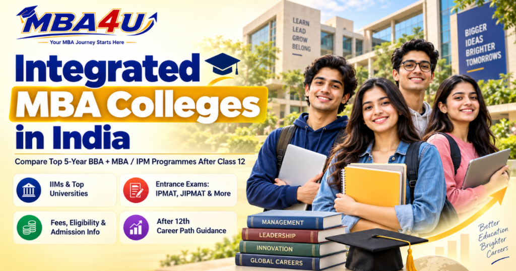 Integrated MBA Colleges in India After 12th