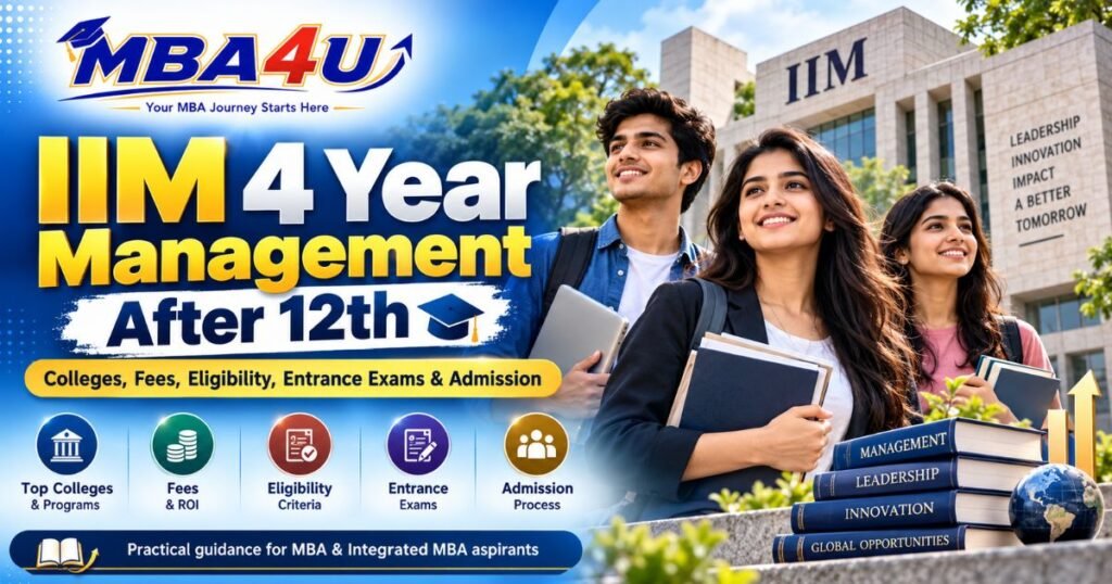 IIM 4 Year Management After 12th