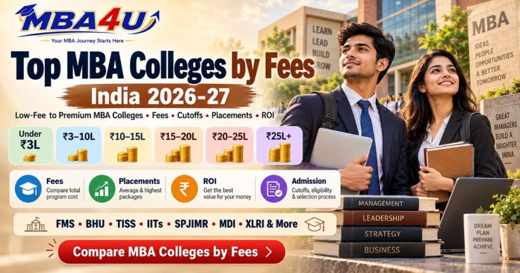 Top MBA Colleges by Fees