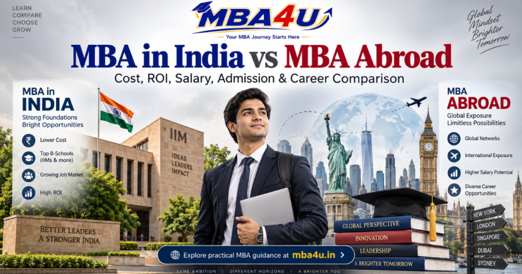 MBA in India vs MBA Abroad: Which Is Better for Indian Students