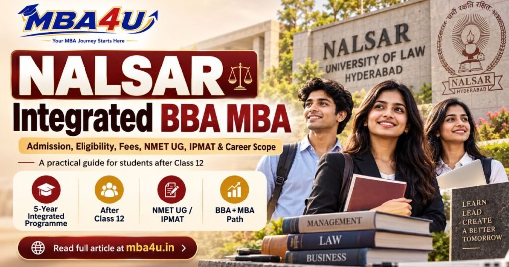 NALSAR Integrated BBA MBA Admission