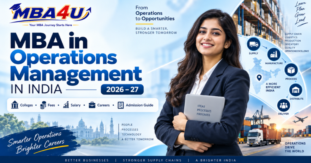 MBA in Operations Management in India