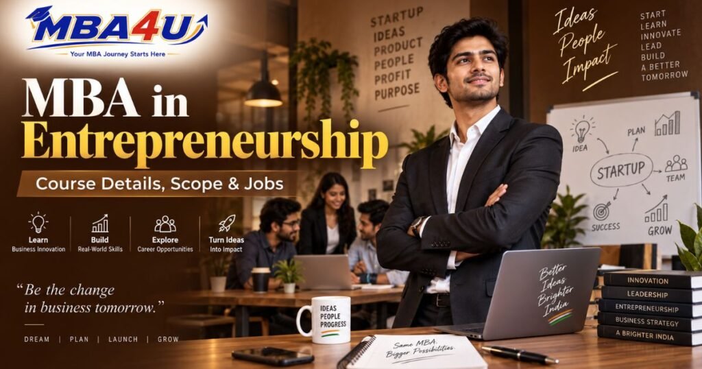 MBA in Entrepreneurship in India