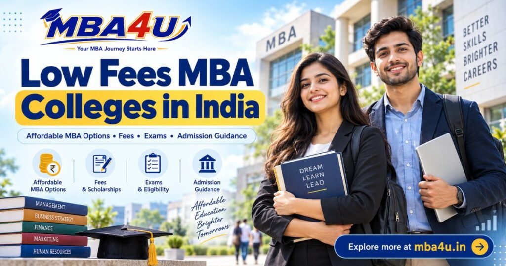 Affordable MBA Colleges in India