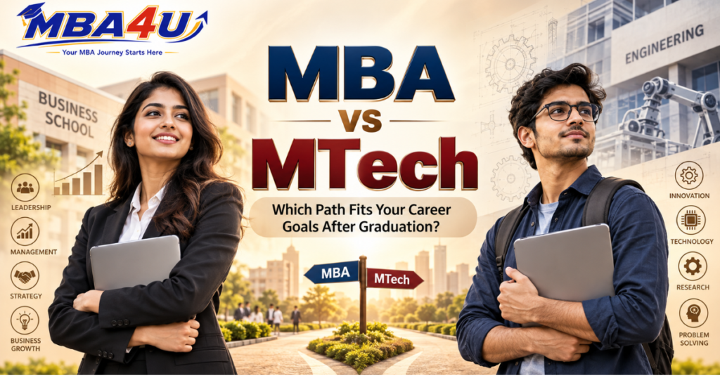 MBA vs MTech After BTech in India
