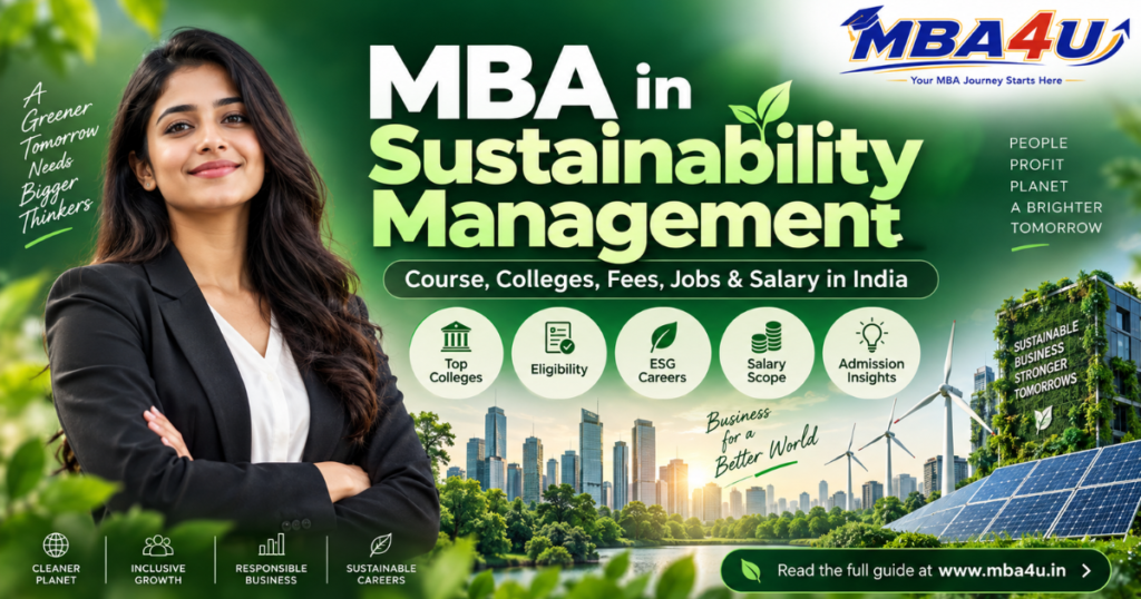 MBA in Sustainability Management in India