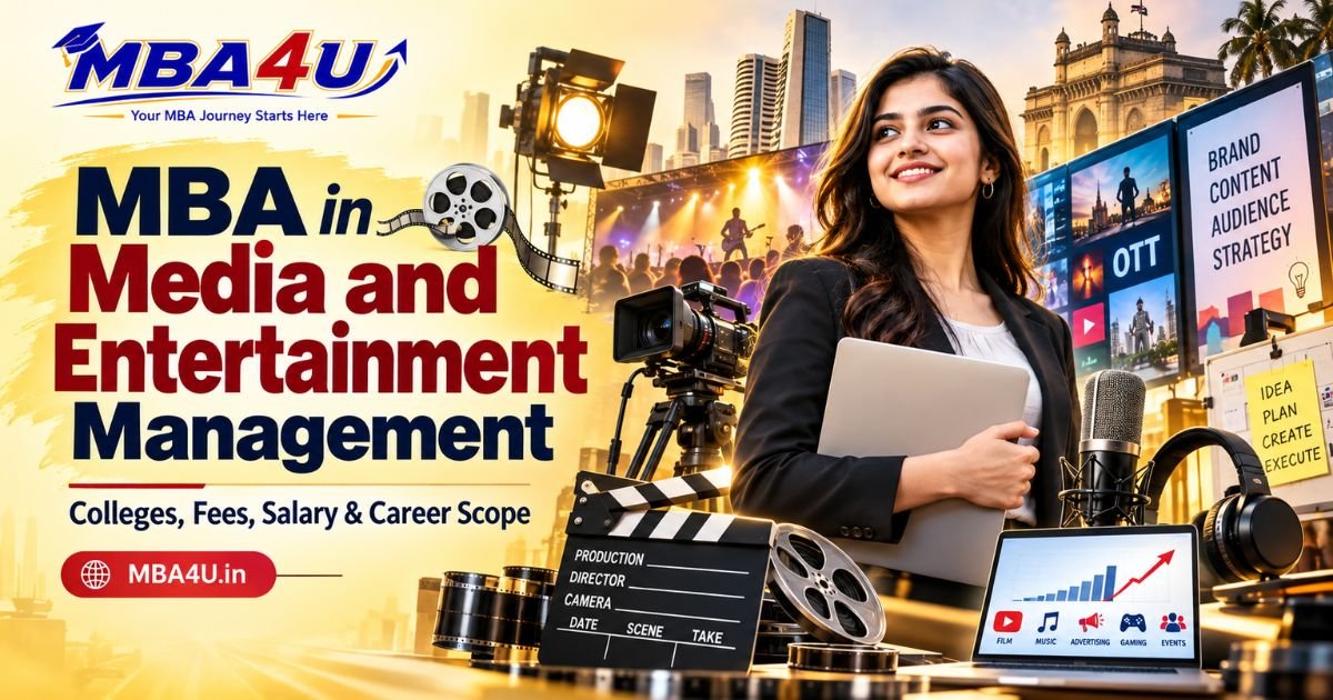 MBA in Media and Entertainment Management in India 2026-27 – Colleges Fees and Career Scope.